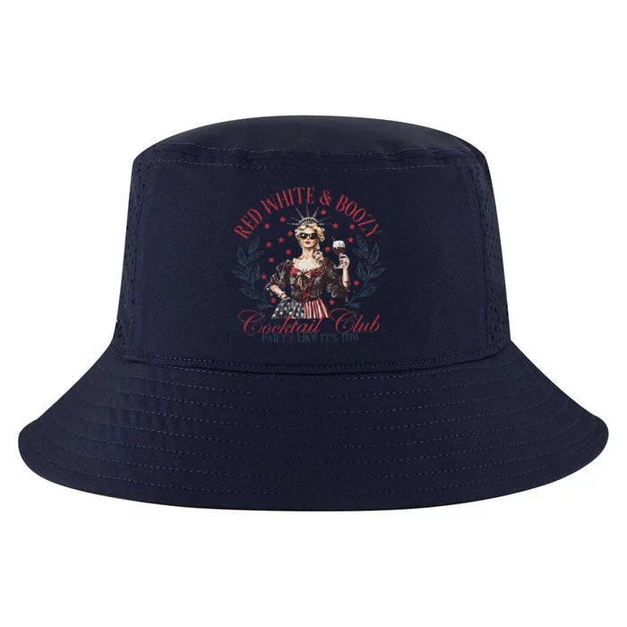 4th Of July Cocktail Club Party Like ItS 1776 Cool Comfort Performance Bucket Hat