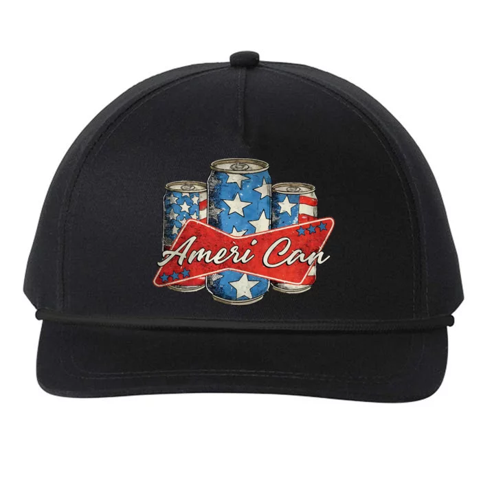 4th Of July  America  Independence Day Snapback Five-Panel Rope Hat