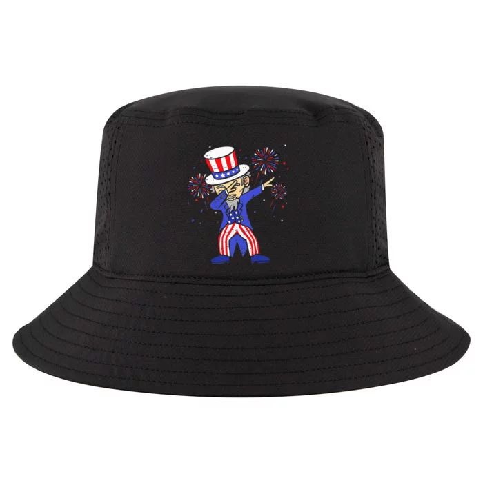 4th Of July For Funny Dabbing Uncle Sam Cool Comfort Performance Bucket Hat