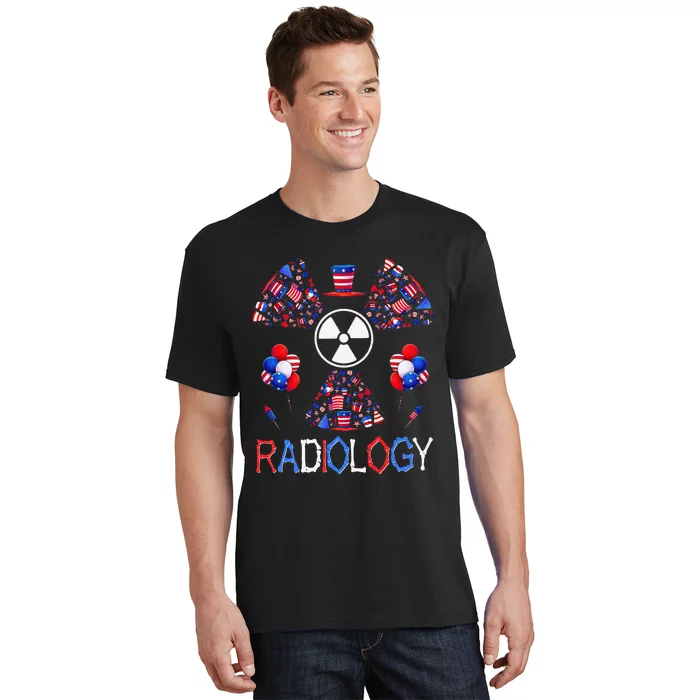 4th Of July Radiology Patriotic American Radiology Tech T-Shirt