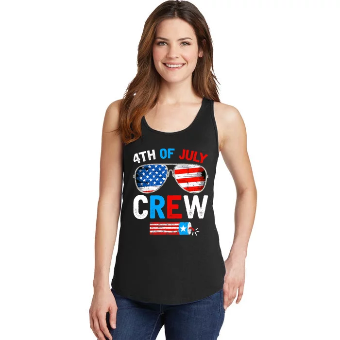 4th Of July Crew Matching Family Outfits Ladies Essential Tank