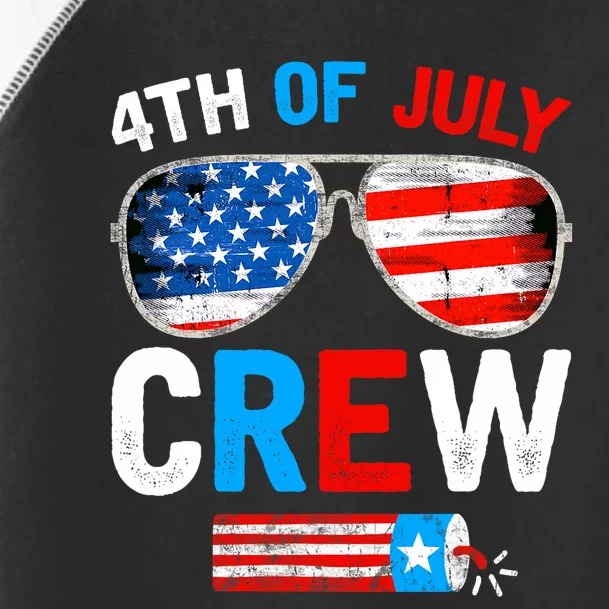 4th Of July Crew Matching Family Outfits Toddler Fine Jersey T-Shirt