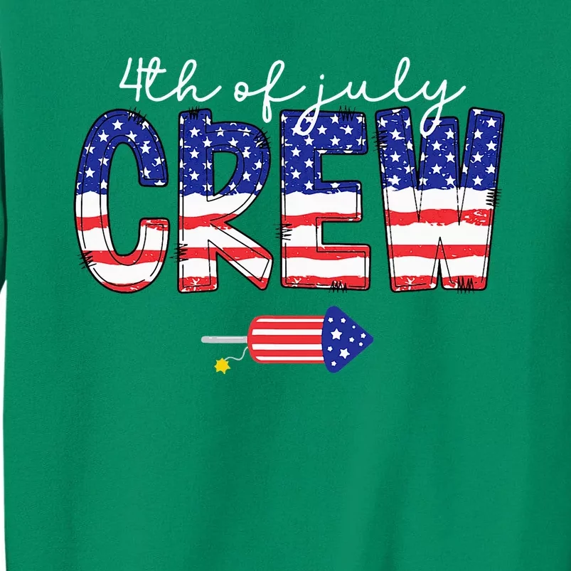 4th Of July Crew Matching Family Funny Fourth Of July Group Sweatshirt