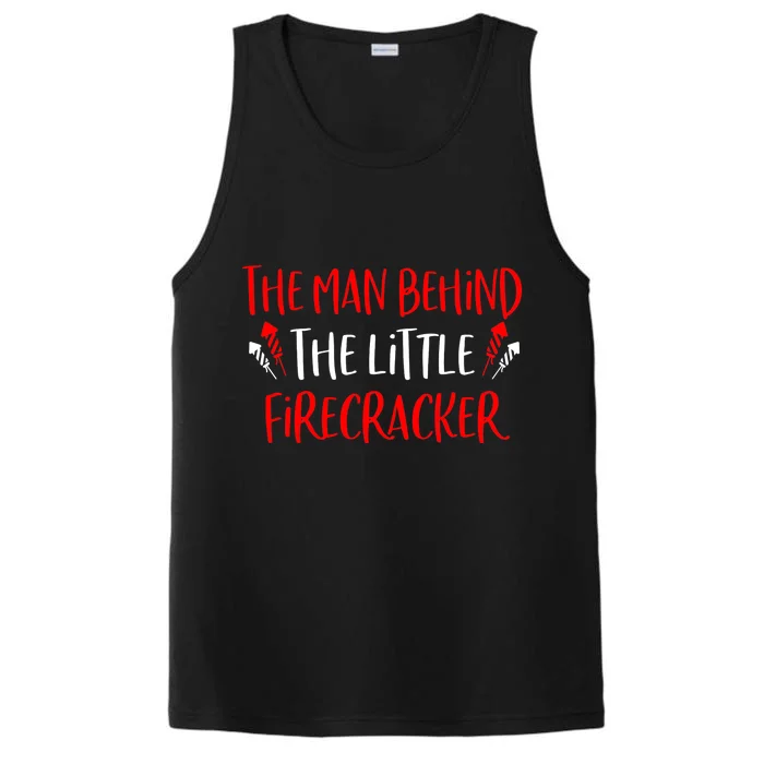 4th of July Pregnancy Announcement for Baby Reveal Performance Tank