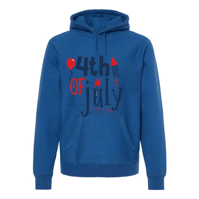 4th Of July Pride Usa Pride Proud To Be American Gift Premium Hoodie