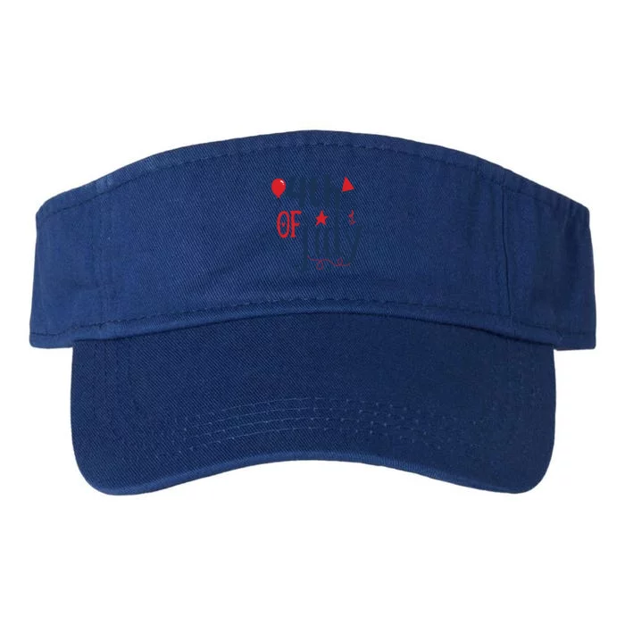 4th Of July Pride Usa Pride Proud To Be American Gift Valucap Bio-Washed Visor