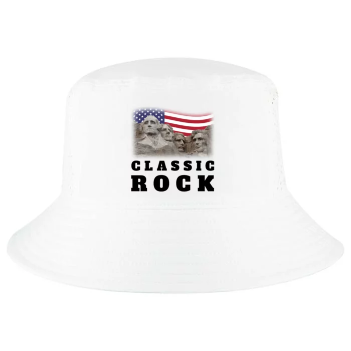 4th Of July Classic Rock Mount Rushmore Funny Gift Cool Comfort Performance Bucket Hat