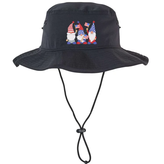 4th Of July 2024 Patriotic Gnomes Funny American Usa Legacy Cool Fit Booney Bucket Hat