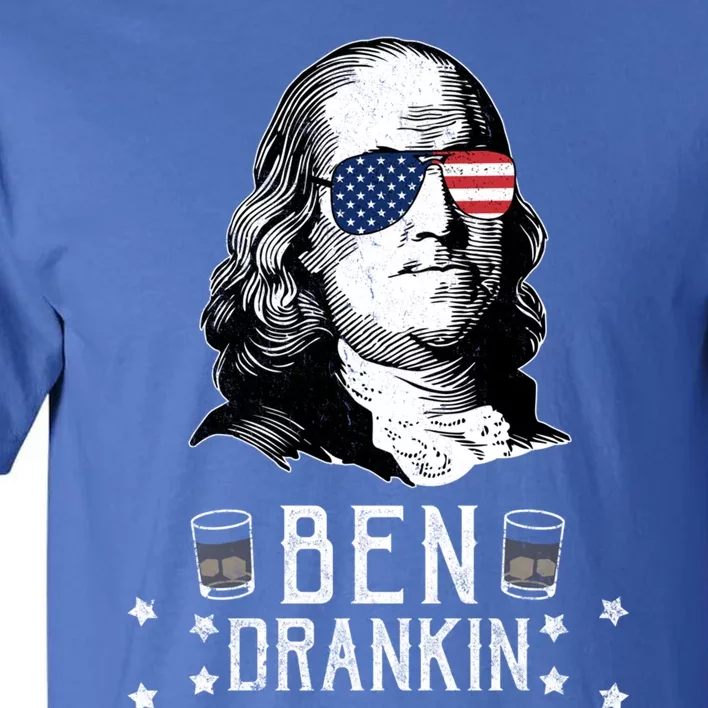 4th Of July Gift Ben Drankin Benjamin Franklin Cute Gift Tall T-Shirt