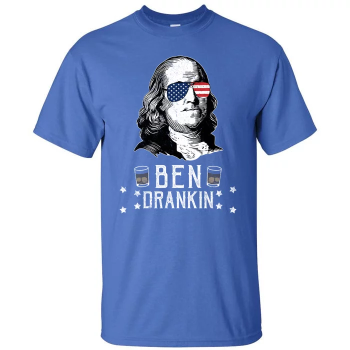 4th Of July Gift Ben Drankin Benjamin Franklin Cute Gift Tall T-Shirt