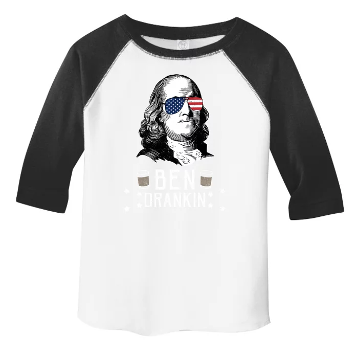 4th Of July Gift Ben Drankin Benjamin Franklin Cute Gift Toddler Fine Jersey T-Shirt