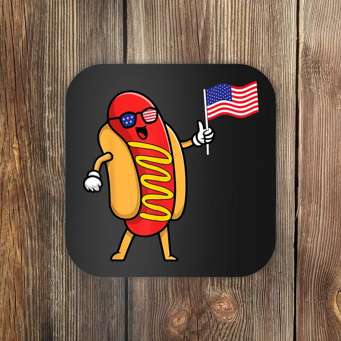 4th Of July Hot Dog Hotdog 4th Of July Shirts Men Women Coaster