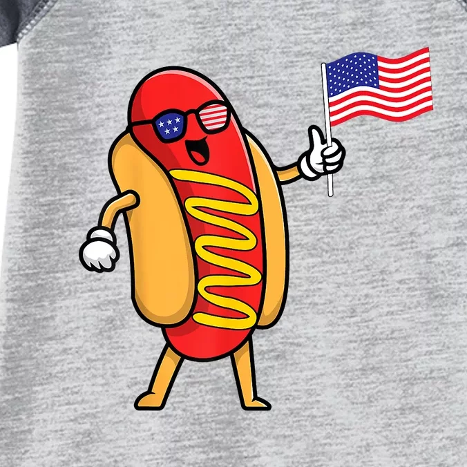 4th Of July Hot Dog Hotdog 4th Of July Shirts Men Women Infant Baby Jersey Bodysuit