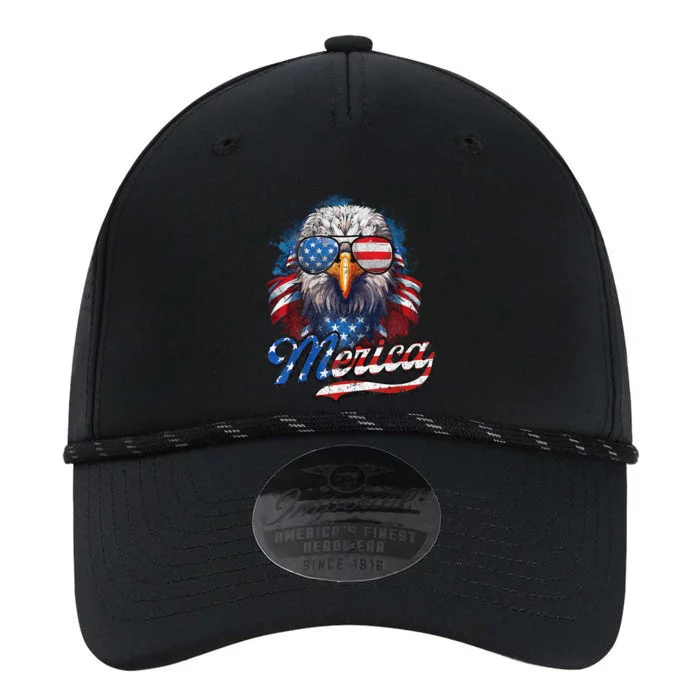 4th of July Merica Eagle USA Flag American Independence Day Performance The Dyno Cap