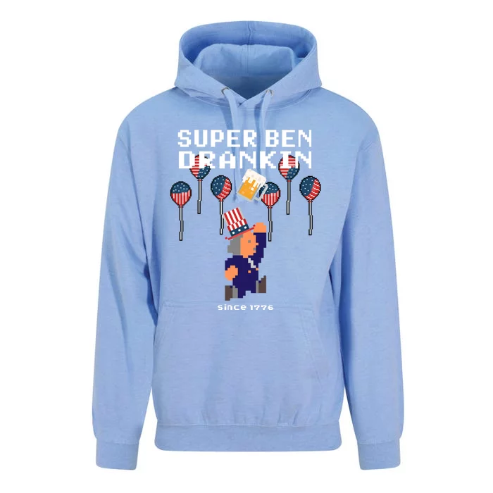 4th Of July Independence Day Ben Drankin Benjamin Franklin Gift Unisex Surf Hoodie