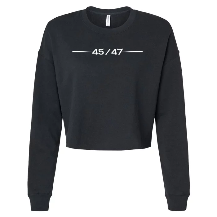 45 President 47 Cropped Pullover Crew