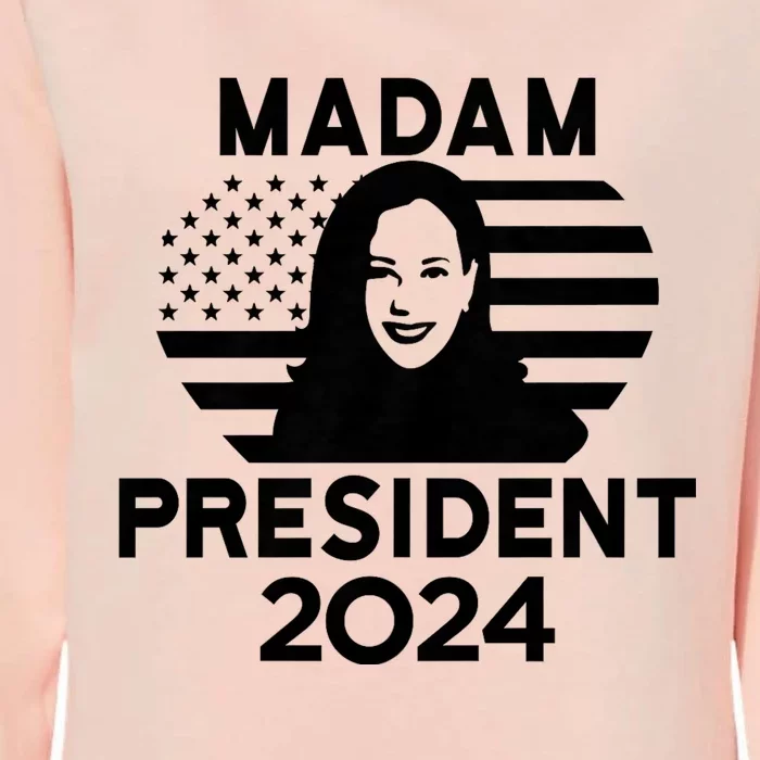 47th President Madam President Womens California Wash Sweatshirt