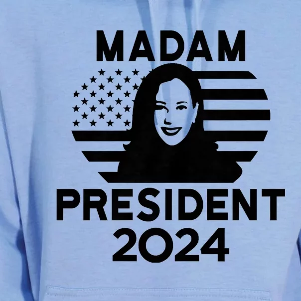 47th President Madam President Unisex Surf Hoodie