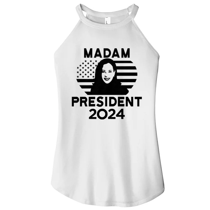 47th President Madam President Women’s Perfect Tri Rocker Tank