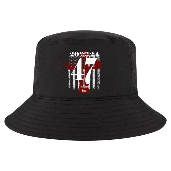 47th President Trump Assassination Cool Comfort Performance Bucket Hat