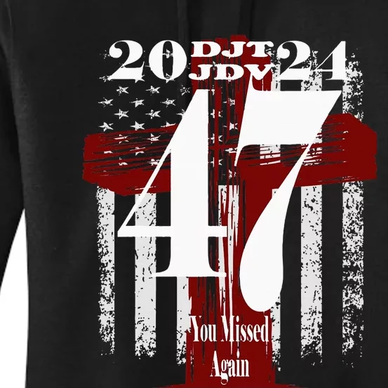 47th President Trump Assassination Women's Pullover Hoodie