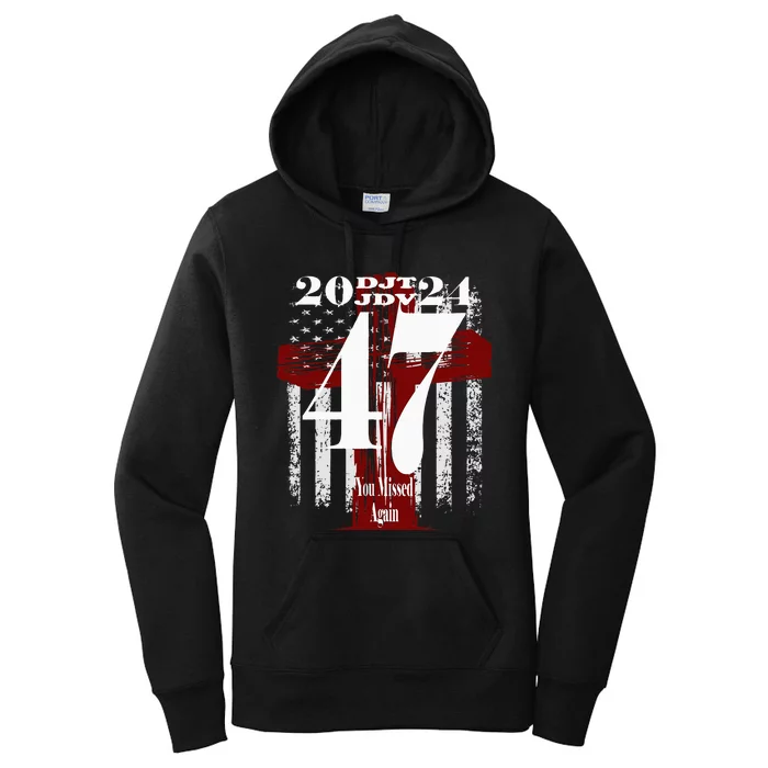 47th President Trump Assassination Women's Pullover Hoodie