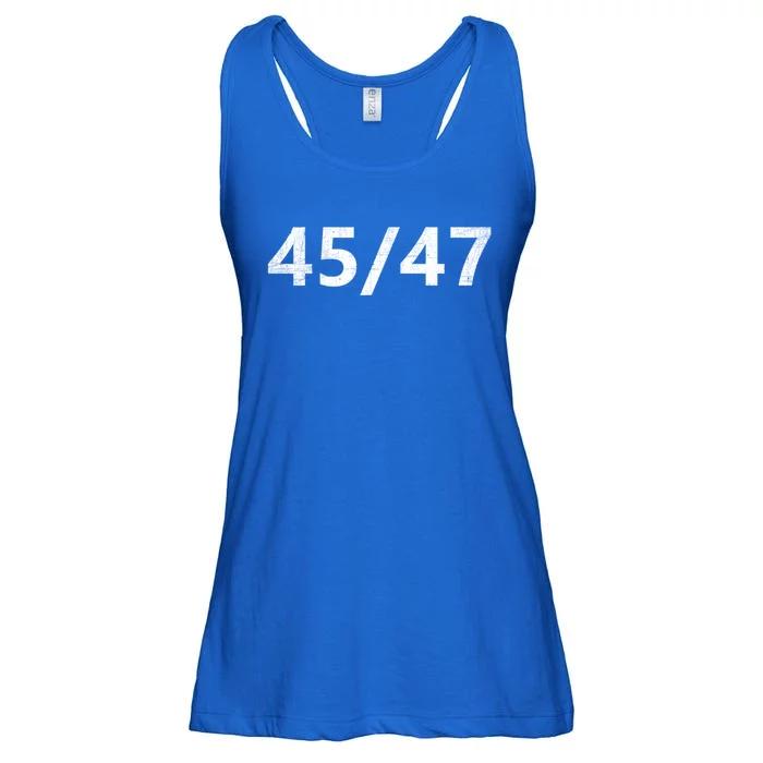 45/47 Pro Trump For President 2024 45 / 47 Republican Gift Ladies Essential Flowy Tank