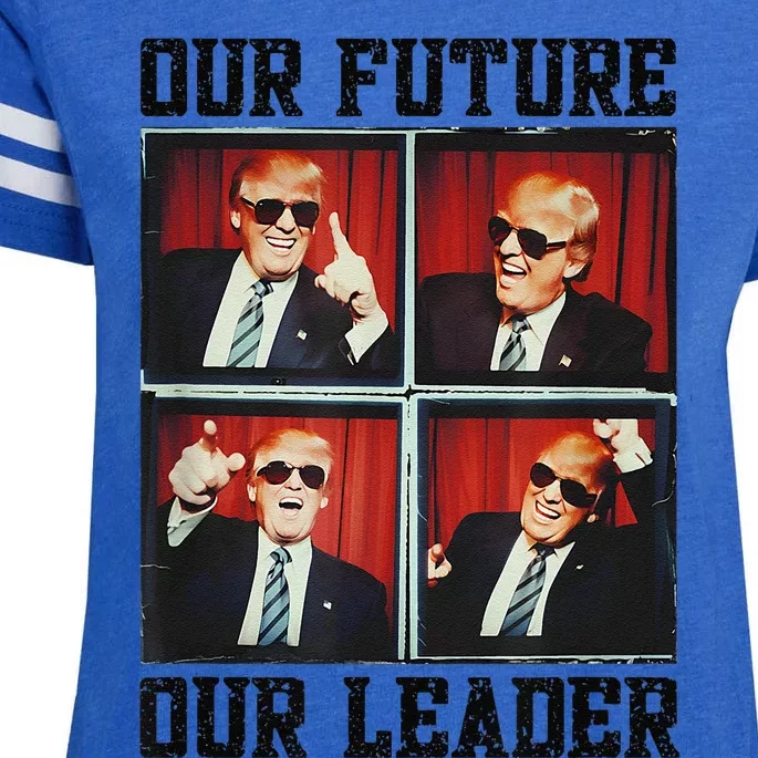 47th President Trump Second Term Our Future Our Leader Trump Enza Ladies Jersey Football T-Shirt