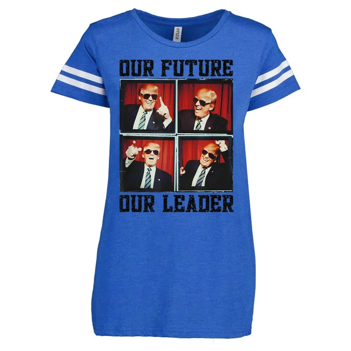 47th President Trump Second Term Our Future Our Leader Trump Enza Ladies Jersey Football T-Shirt