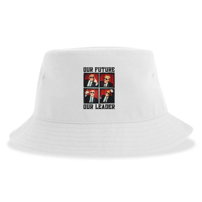 47th President Trump Second Term Our Future Our Leader Trump Sustainable Bucket Hat