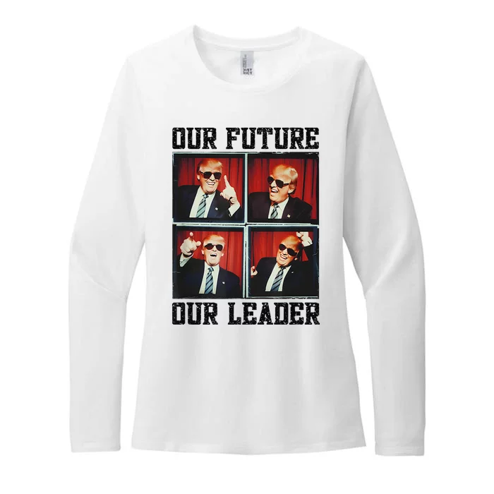 47th President Trump Second Term Our Future Our Leader Trump Womens CVC Long Sleeve Shirt