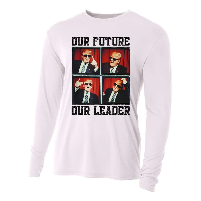 47th President Trump Second Term Our Future Our Leader Trump Cooling Performance Long Sleeve Crew