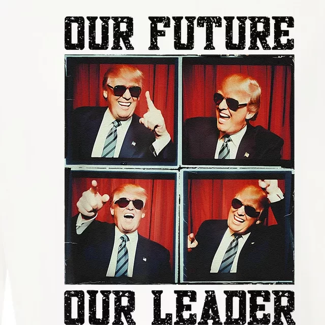 47th President Trump Second Term Our Future Our Leader Trump Cropped Pullover Crew