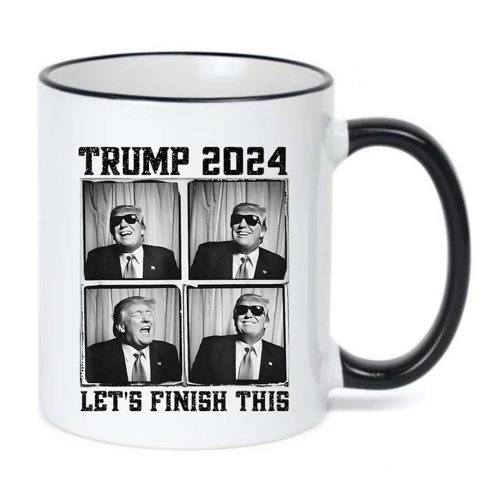 47th President Trump Second Term LetS Finish This Trump Black Color Changing Mug