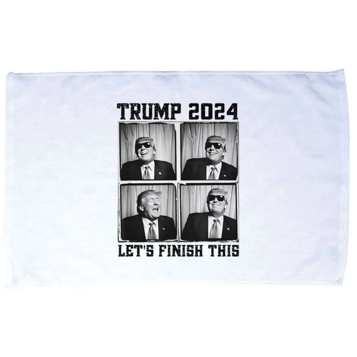 47th President Trump Second Term LetS Finish This Trump Microfiber Hand Towel