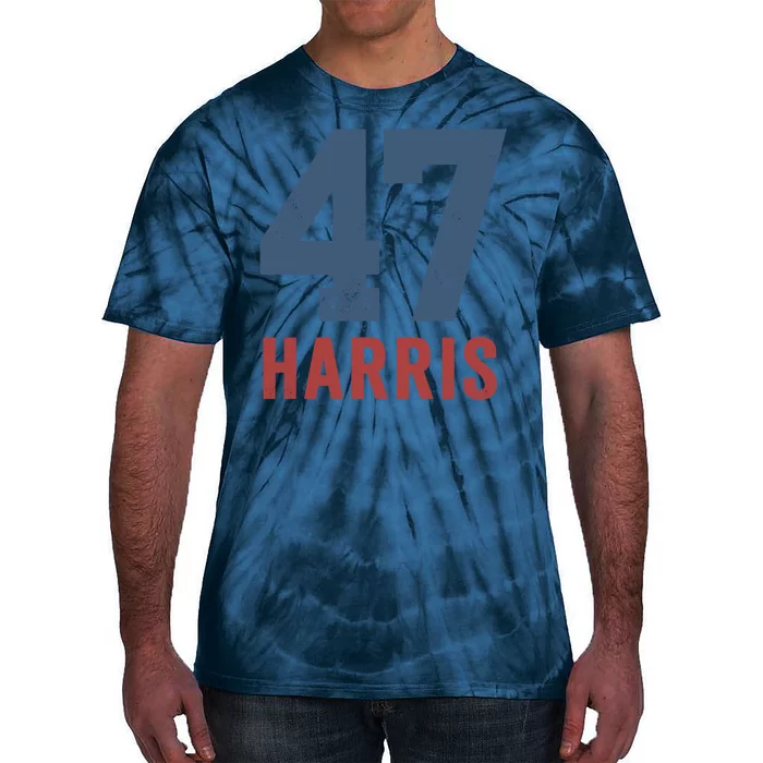 47th President Usa Harris Retro Tie-Dye T-Shirt