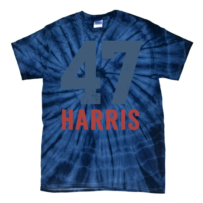 47th President Usa Harris Retro Tie-Dye T-Shirt