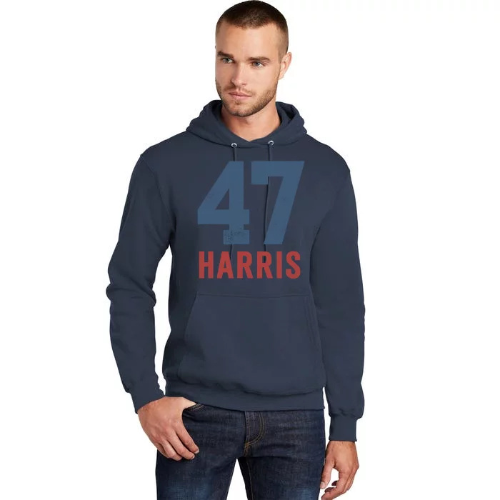 47th President Usa Harris Retro Tall Hoodie