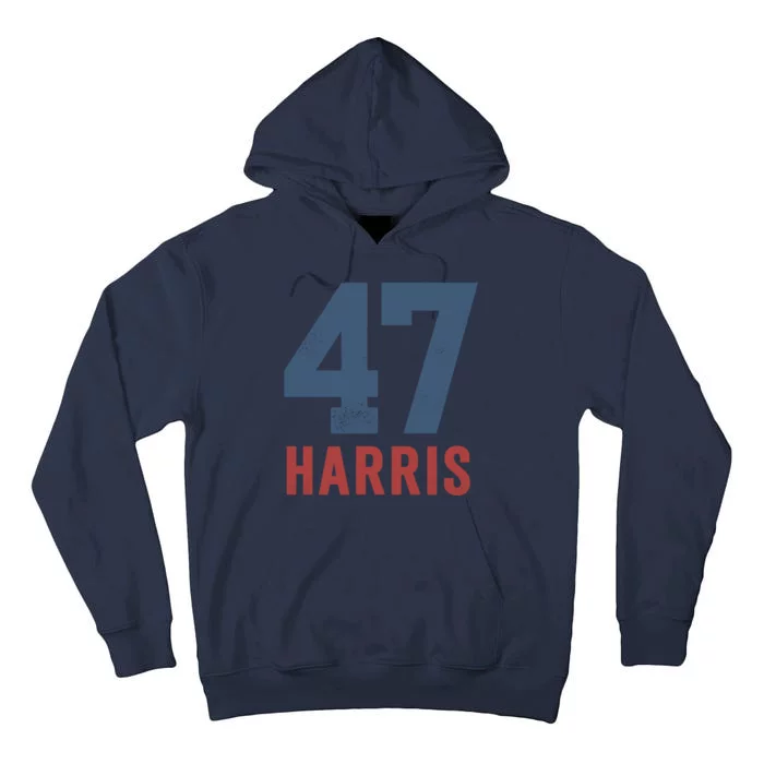 47th President Usa Harris Retro Tall Hoodie