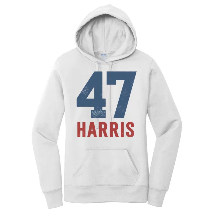 47th President Usa Harris Retro Women's Pullover Hoodie