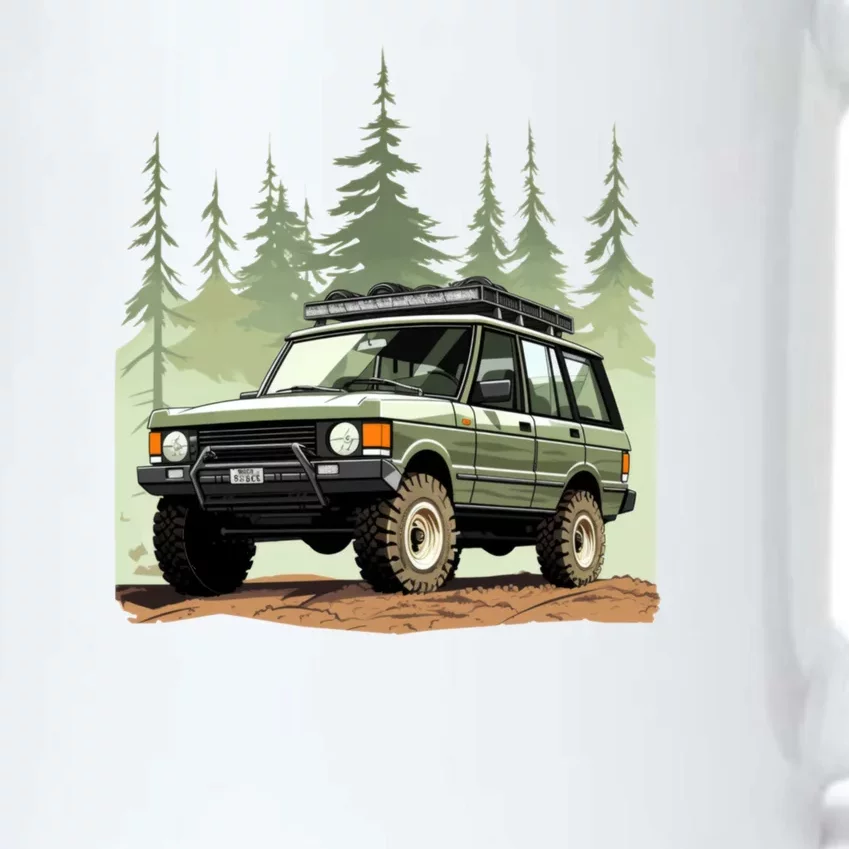 4x4 Rover Black Color Changing Mug