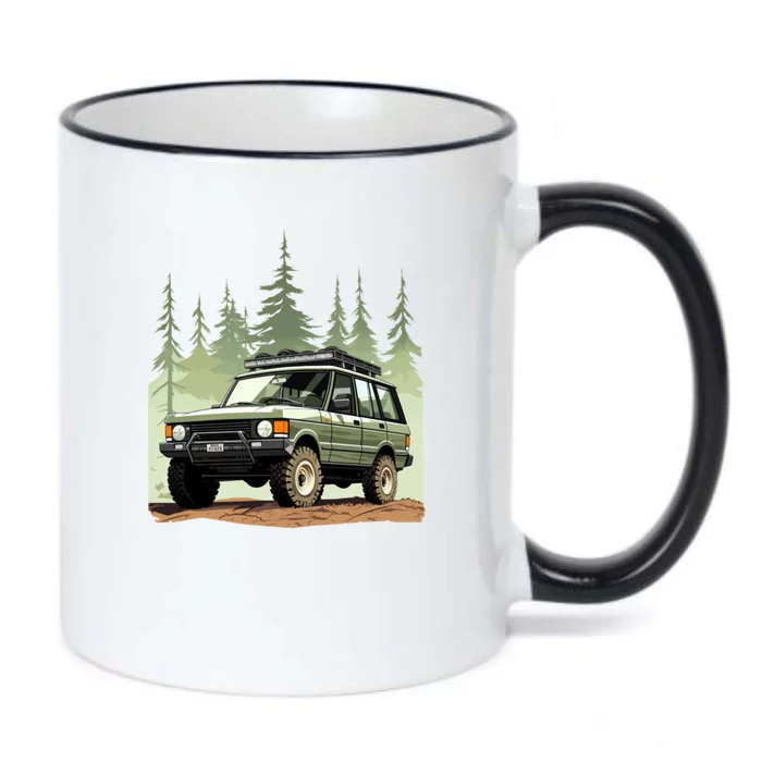 4x4 Rover Black Color Changing Mug