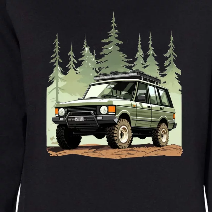 4x4 Rover Womens California Wash Sweatshirt