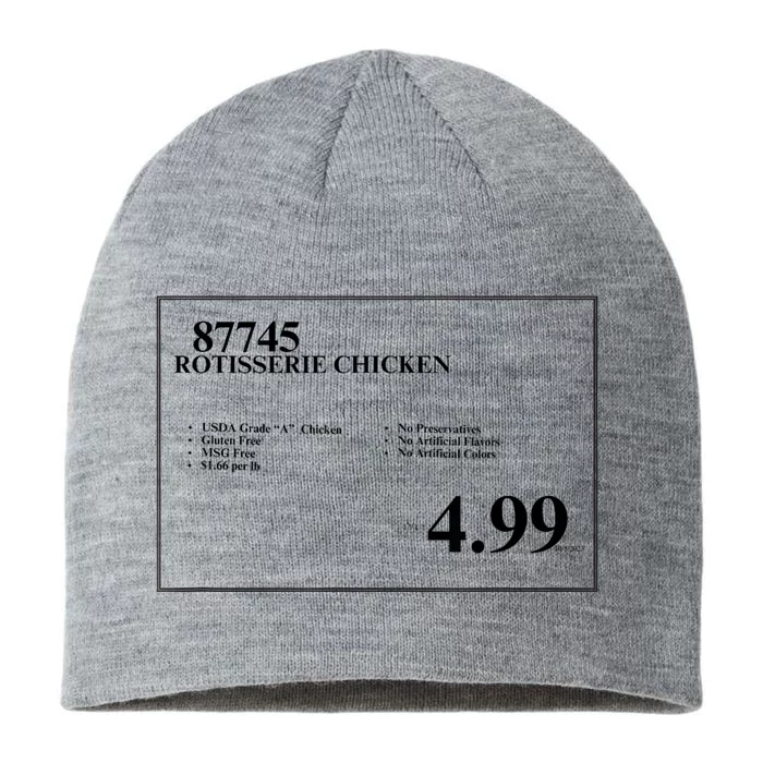 4.99 Rotisserie Chicken Sign 8 1/2in Sustainable Knit Beanie