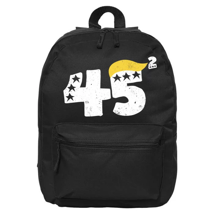 45 Squared Donald Trump 2024 45 47 Trump 16 in Basic Backpack