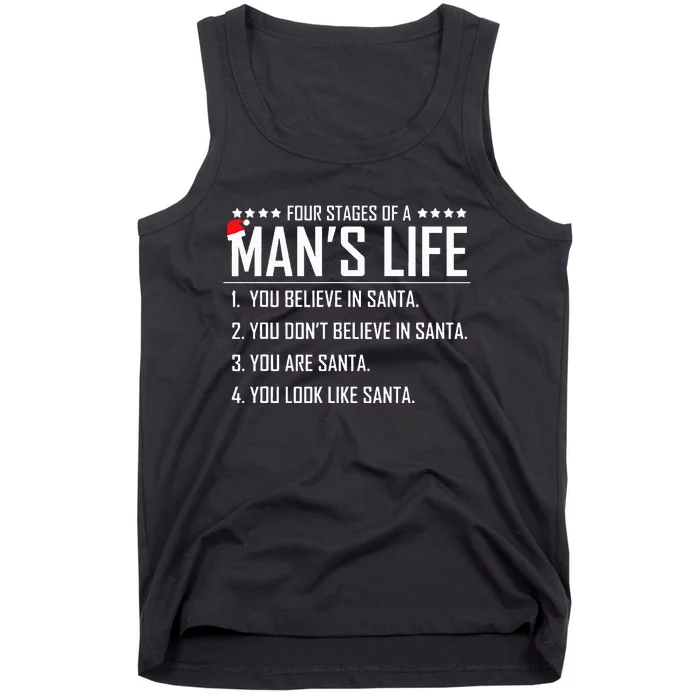 4 Stages Of A Man's LifeFunny SantaChristmas Gifts Tank Top