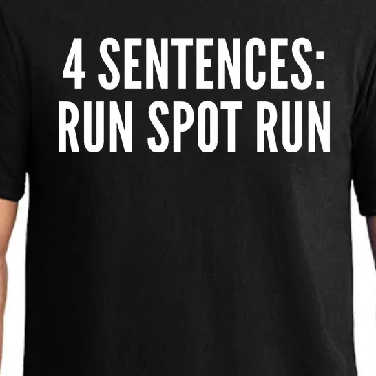 4 Sentences Run Spot Run 2024 Pajama Set