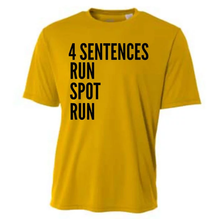 4 Sentences Run Spot Run Presidential Debate Cooling Performance Crew T-Shirt