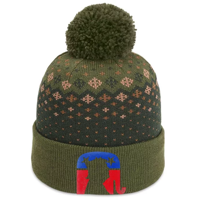 45 Squared Second Term Usa The Baniff Cuffed Pom Beanie