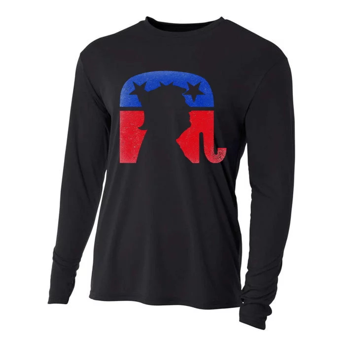 45 Squared Second Term Usa Vintage Cooling Performance Long Sleeve Crew